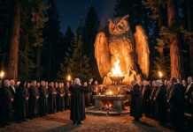 O mistério do satânico Bohemian Grove, um clube privado para políticos, bilionários, banqueiros e celebridades.