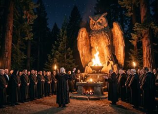 O mistério do satânico Bohemian Grove, um clube privado para políticos, bilionários, banqueiros e celebridades.