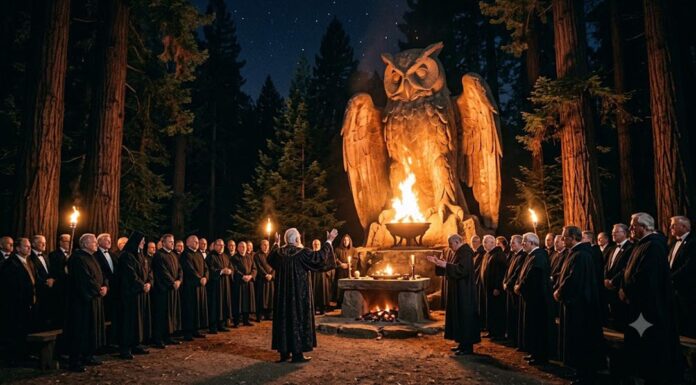 O mistério do satânico Bohemian Grove, um clube privado para políticos, bilionários, banqueiros e celebridades.