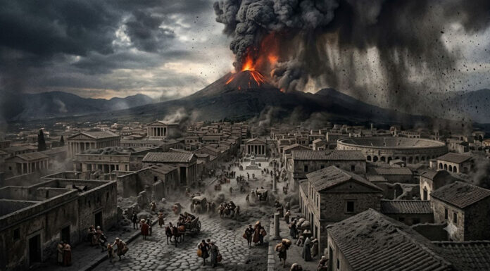 Pompeia não foi soterrada pela erupção do Vesúvio em 79 d.C., mas em 1631.