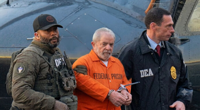 Deputado americano publicou uma imagem feita por IA de Lula preso como Maduro.