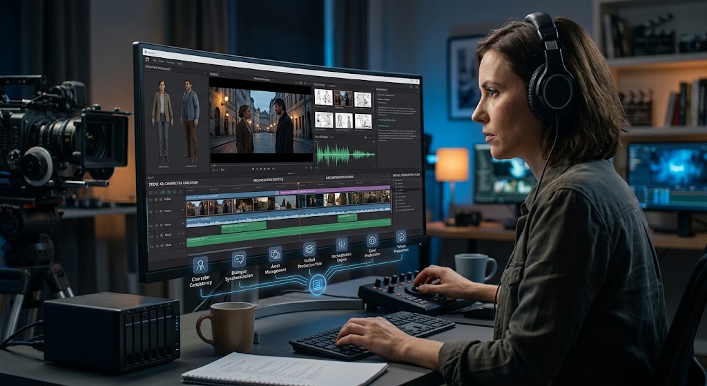 Do gerador de vídeos ao estúdio de cinema: a IA começa a simplificar a produção de filmes. 1