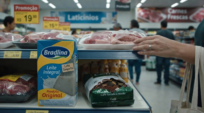 Alimentos falsos estão sendo vendidos nos supermercados brasileiros.