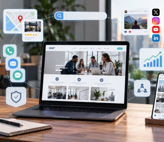 Sua presença digital vai além das redes sociais.