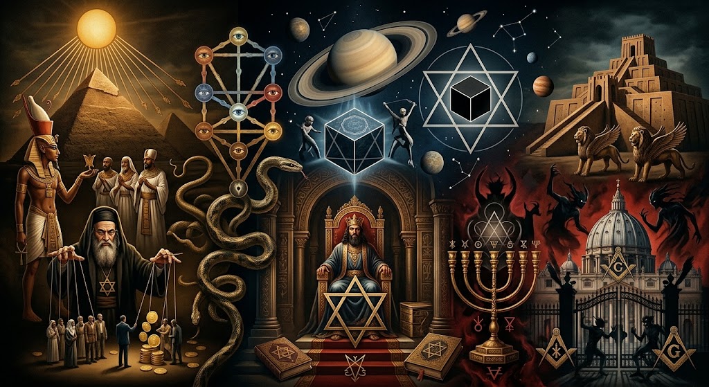 As origens ocultas do misticismo judaico: atonismo, astroteologia saturnina e a matriz de controle global. 1
