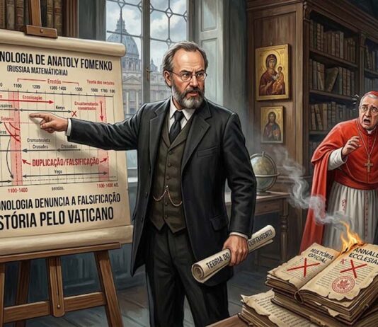 A “Nova Cronologia” de Anatoly Fomenko denuncia a falsificação da história pelo Vaticano.